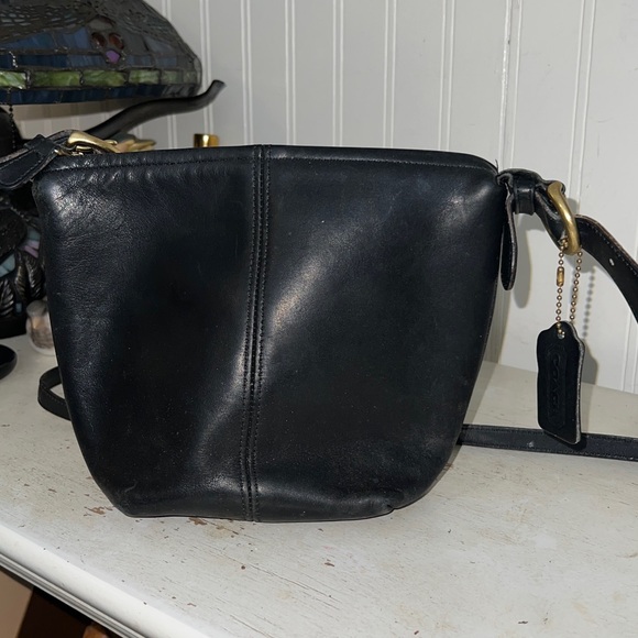 Vintage Coach glove tanned leather crossbody purse - Picture 1 of 7